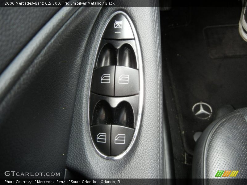 Iridium Silver Metallic / Black 2006 Mercedes-Benz CLS 500