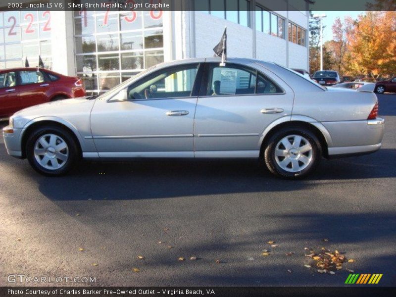 Silver Birch Metallic / Light Graphite 2002 Lincoln LS V6