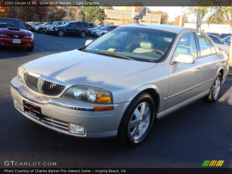 Silver Birch Metallic / Light Graphite 2002 Lincoln LS V6