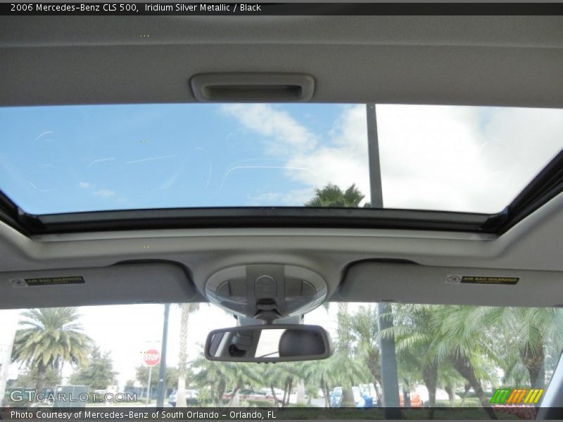 Iridium Silver Metallic / Black 2006 Mercedes-Benz CLS 500