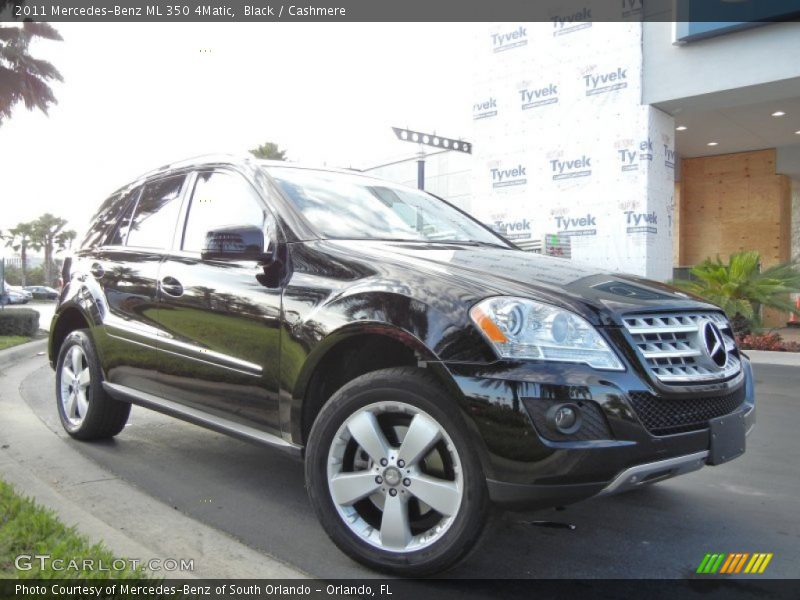 Black / Cashmere 2011 Mercedes-Benz ML 350 4Matic