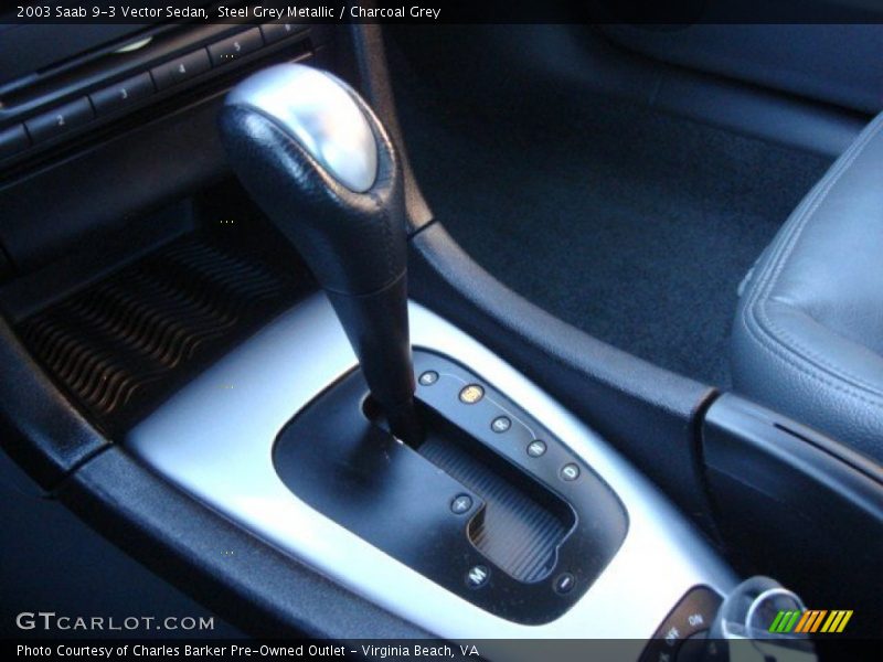 Steel Grey Metallic / Charcoal Grey 2003 Saab 9-3 Vector Sedan