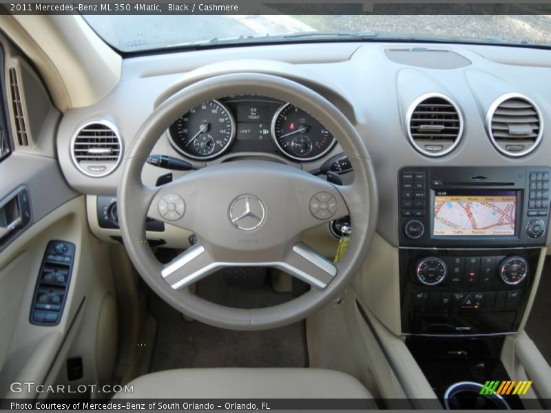 Black / Cashmere 2011 Mercedes-Benz ML 350 4Matic