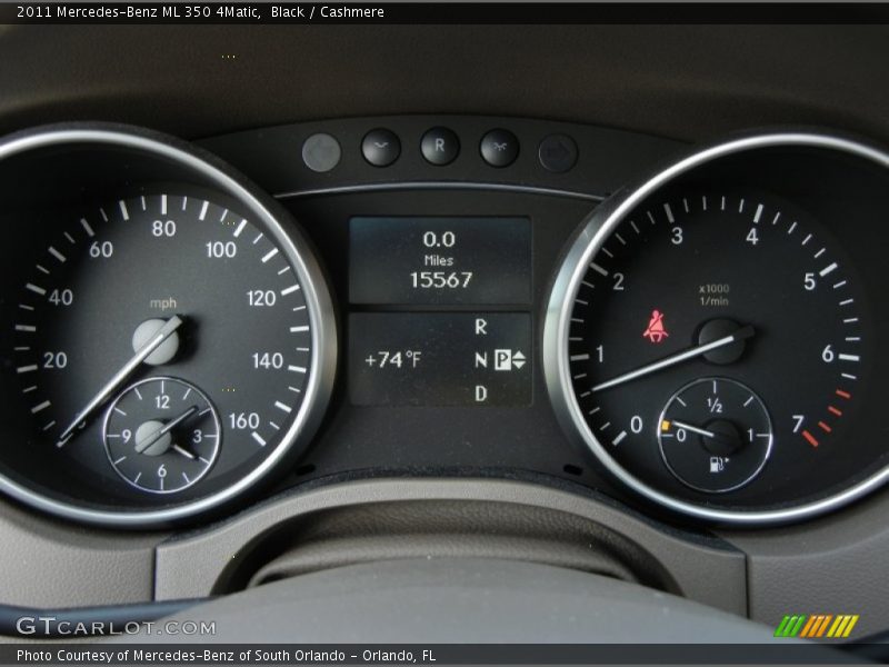 Black / Cashmere 2011 Mercedes-Benz ML 350 4Matic