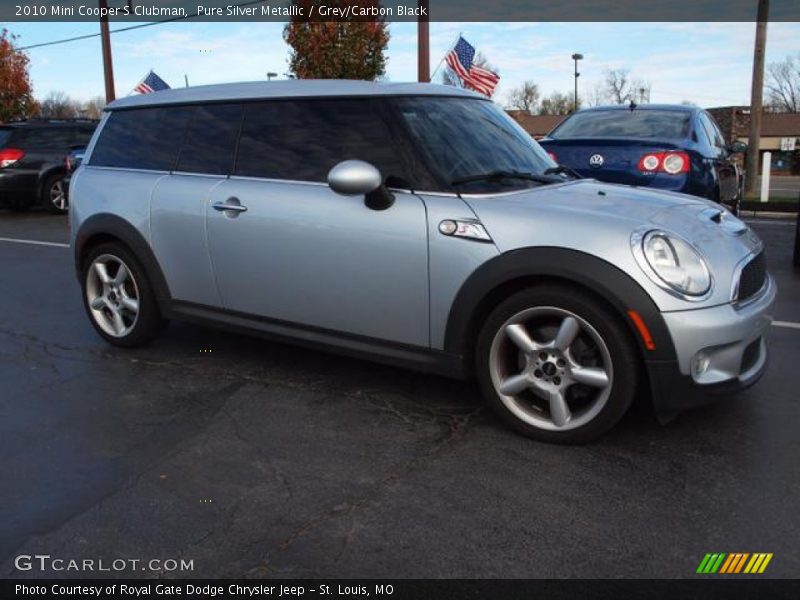 Pure Silver Metallic / Grey/Carbon Black 2010 Mini Cooper S Clubman