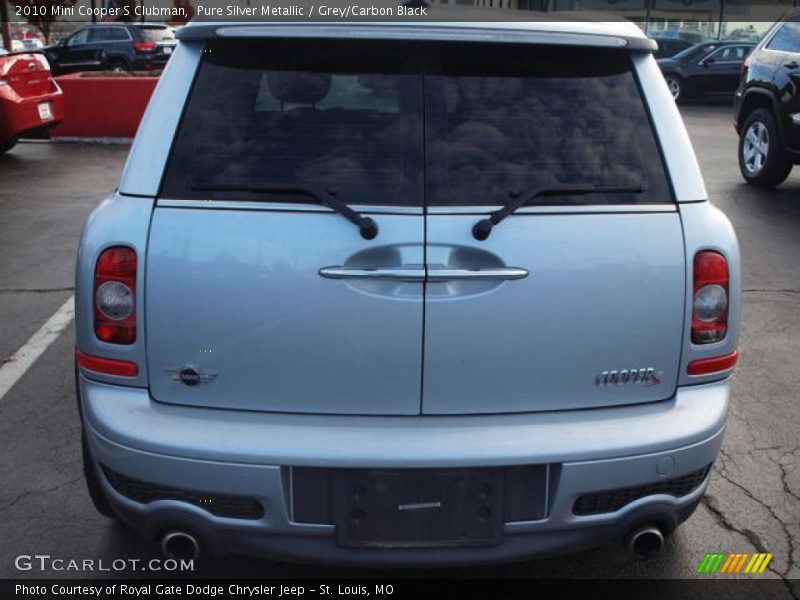 Pure Silver Metallic / Grey/Carbon Black 2010 Mini Cooper S Clubman