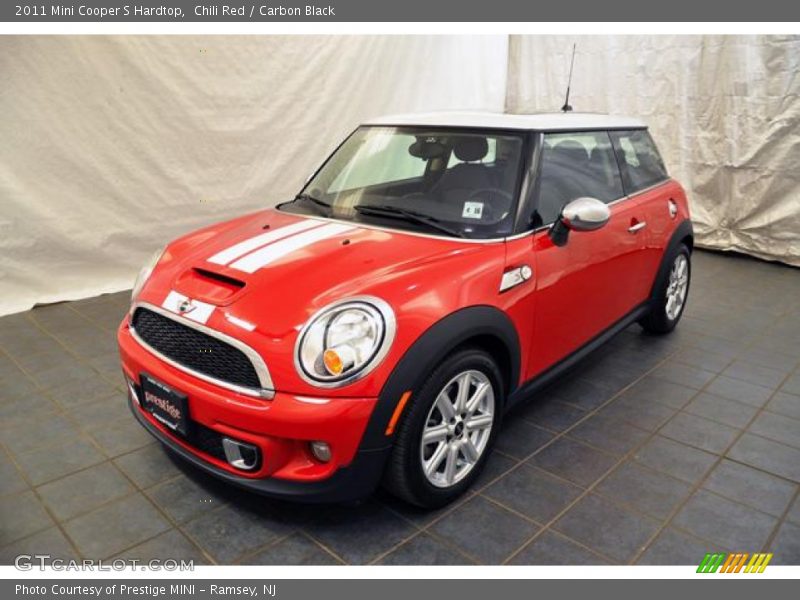 Chili Red / Carbon Black 2011 Mini Cooper S Hardtop