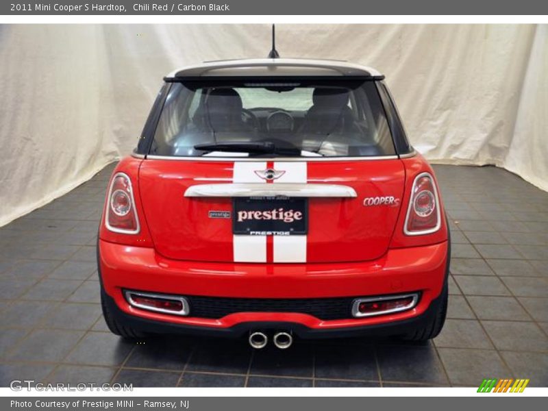 Chili Red / Carbon Black 2011 Mini Cooper S Hardtop