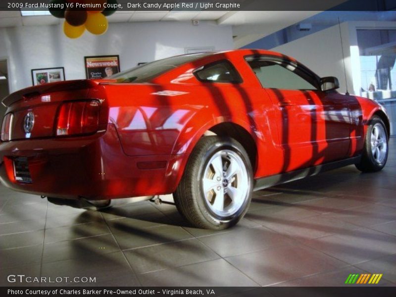 Dark Candy Apple Red / Light Graphite 2009 Ford Mustang V6 Premium Coupe