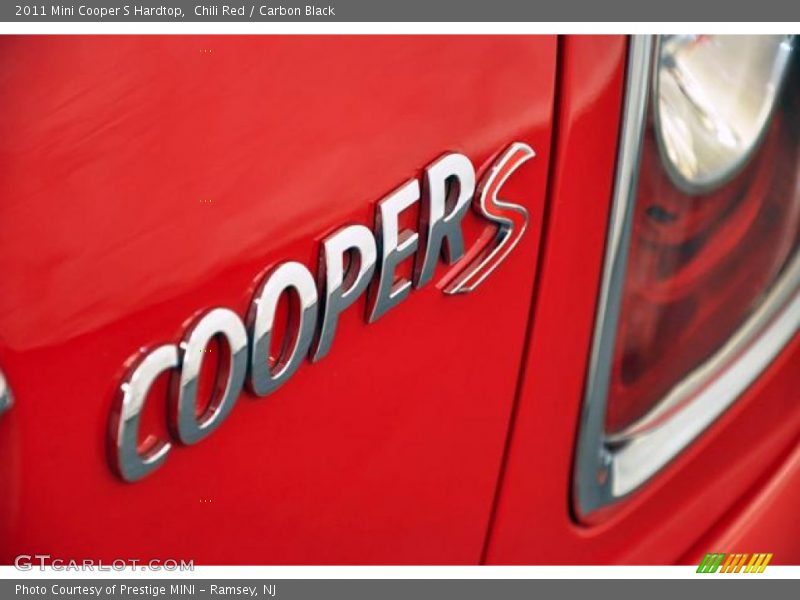 Chili Red / Carbon Black 2011 Mini Cooper S Hardtop