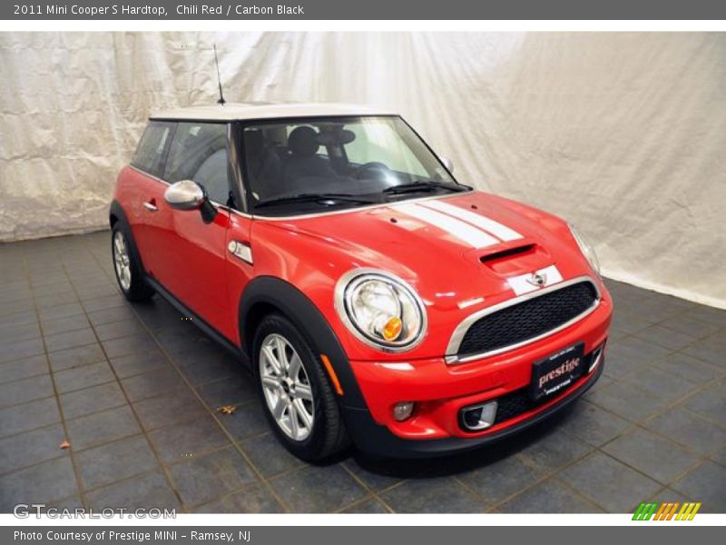 Chili Red / Carbon Black 2011 Mini Cooper S Hardtop