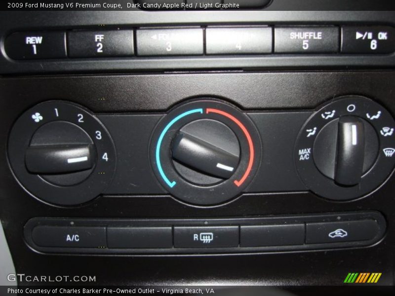Dark Candy Apple Red / Light Graphite 2009 Ford Mustang V6 Premium Coupe