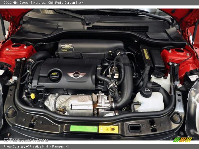Chili Red / Carbon Black 2011 Mini Cooper S Hardtop