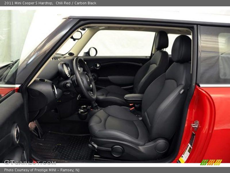 Chili Red / Carbon Black 2011 Mini Cooper S Hardtop