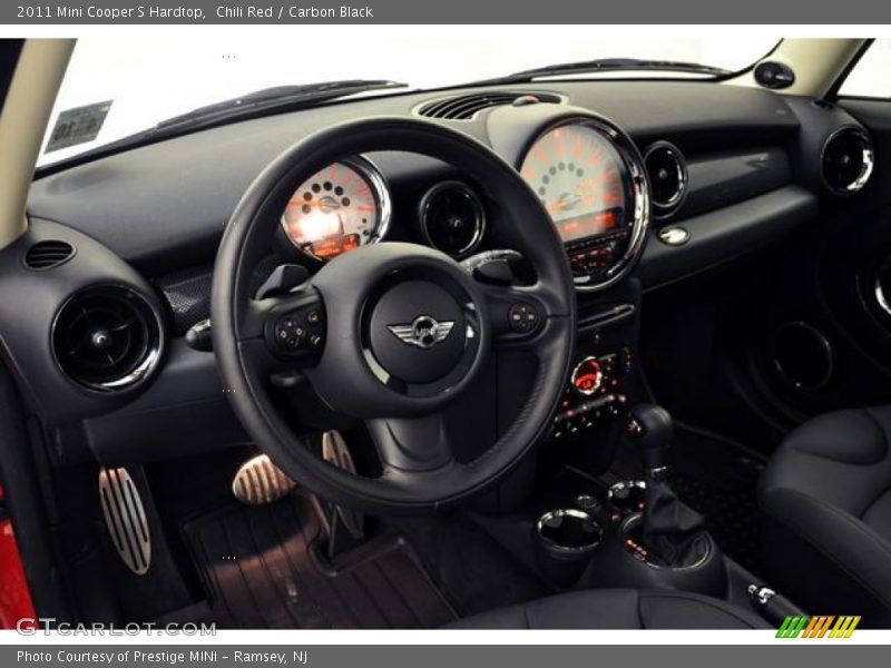 Chili Red / Carbon Black 2011 Mini Cooper S Hardtop