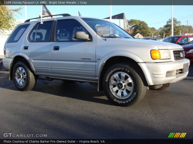 Bright Silver Metallic / Gray 1998 Honda Passport LX 4WD