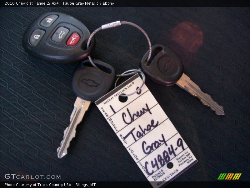 Keys of 2010 Tahoe LS 4x4