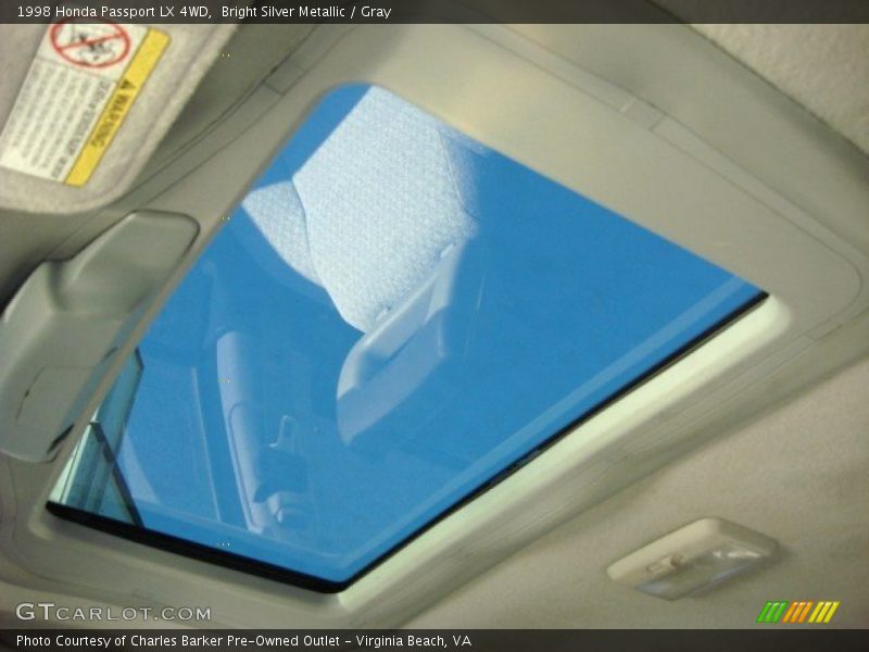 Sunroof of 1998 Passport LX 4WD