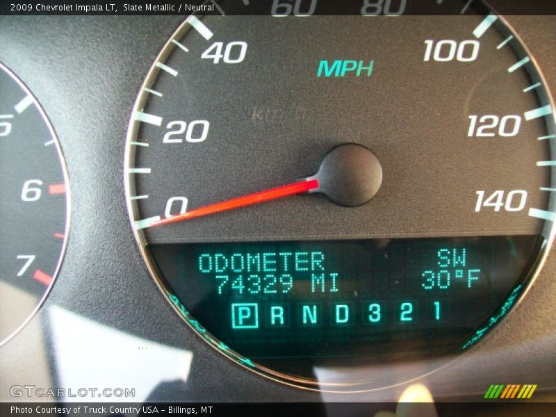 Slate Metallic / Neutral 2009 Chevrolet Impala LT