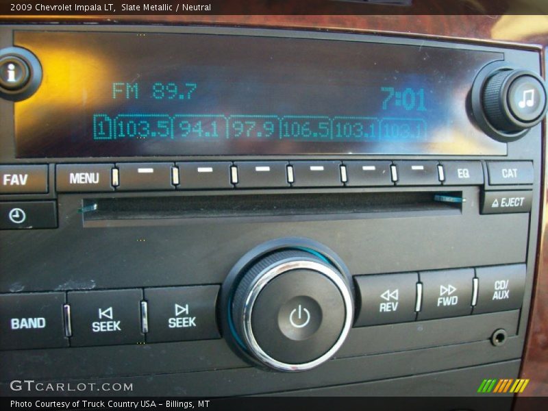 Slate Metallic / Neutral 2009 Chevrolet Impala LT