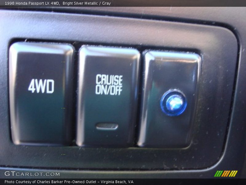Bright Silver Metallic / Gray 1998 Honda Passport LX 4WD