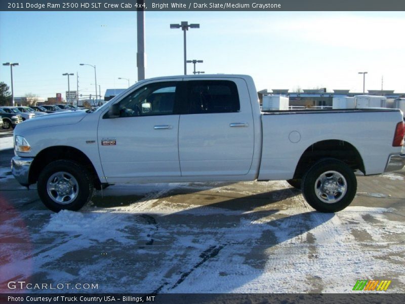 Bright White / Dark Slate/Medium Graystone 2011 Dodge Ram 2500 HD SLT Crew Cab 4x4