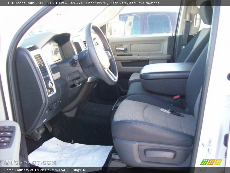 Bright White / Dark Slate/Medium Graystone 2011 Dodge Ram 2500 HD SLT Crew Cab 4x4