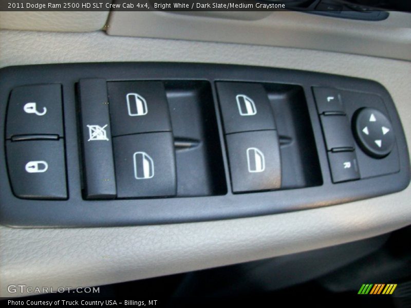 Bright White / Dark Slate/Medium Graystone 2011 Dodge Ram 2500 HD SLT Crew Cab 4x4