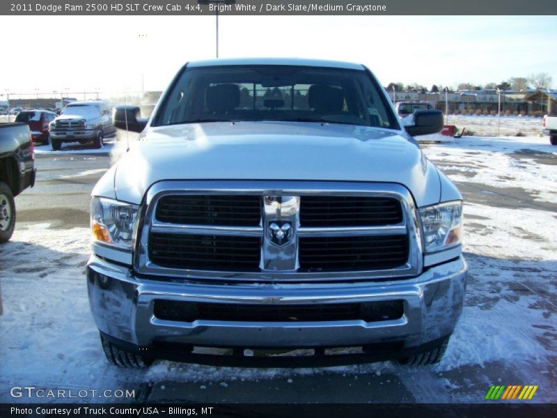 Bright White / Dark Slate/Medium Graystone 2011 Dodge Ram 2500 HD SLT Crew Cab 4x4