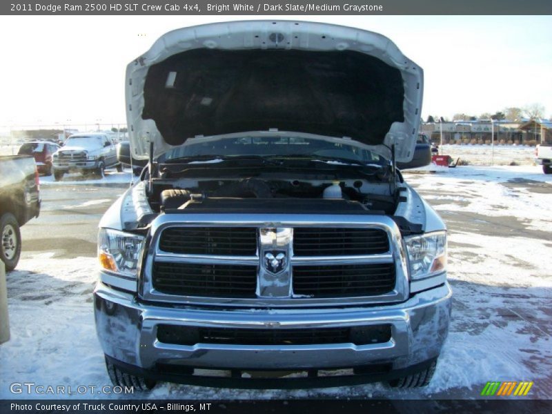 Bright White / Dark Slate/Medium Graystone 2011 Dodge Ram 2500 HD SLT Crew Cab 4x4