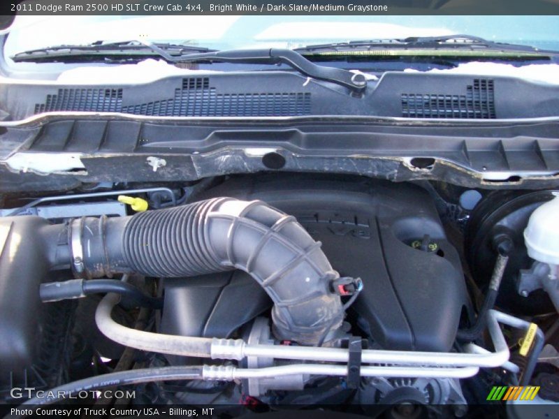 Bright White / Dark Slate/Medium Graystone 2011 Dodge Ram 2500 HD SLT Crew Cab 4x4