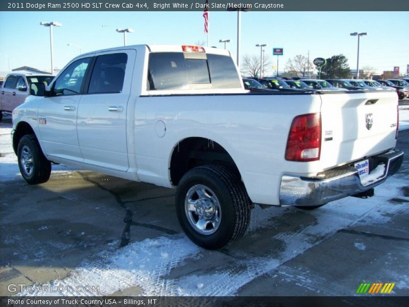 Bright White / Dark Slate/Medium Graystone 2011 Dodge Ram 2500 HD SLT Crew Cab 4x4