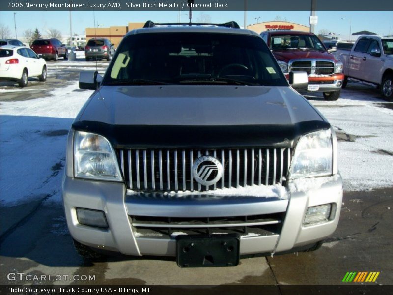 Silver Birch Metallic / Charcoal Black 2006 Mercury Mountaineer Luxury AWD