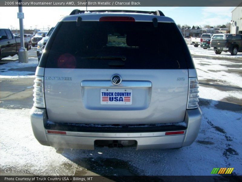Silver Birch Metallic / Charcoal Black 2006 Mercury Mountaineer Luxury AWD