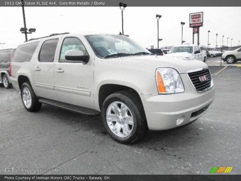 Gold Mist Metallic / Ebony 2011 GMC Yukon XL SLE 4x4