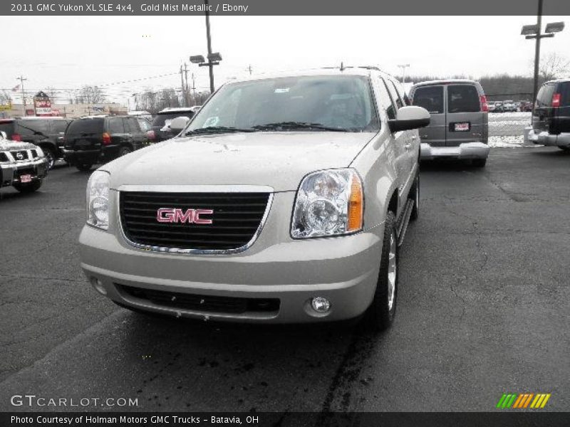 Gold Mist Metallic / Ebony 2011 GMC Yukon XL SLE 4x4