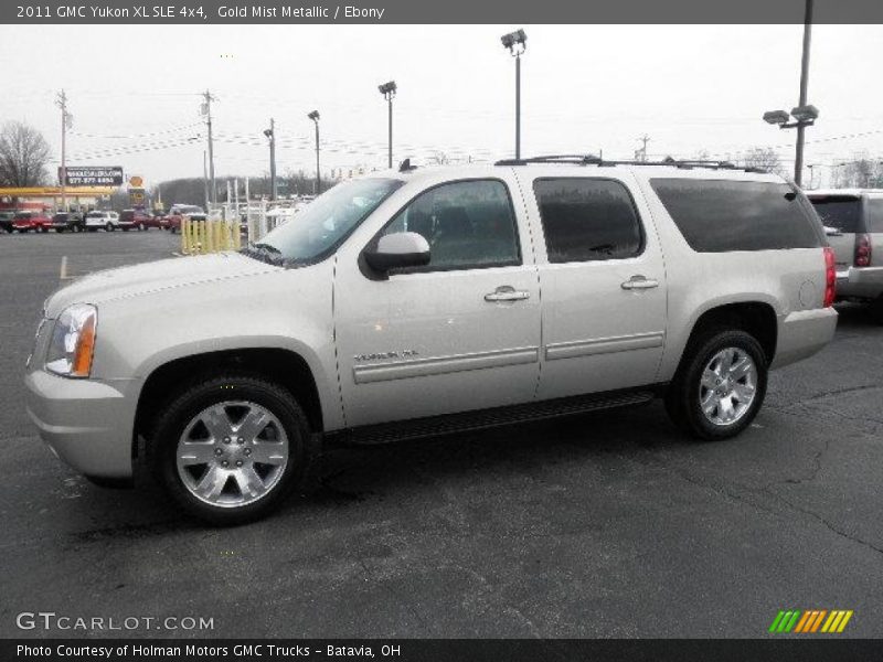 Gold Mist Metallic / Ebony 2011 GMC Yukon XL SLE 4x4