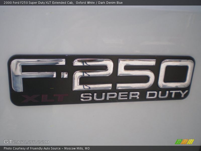 F-250 XLT Super Duty badge - 2000 Ford F250 Super Duty XLT Extended Cab