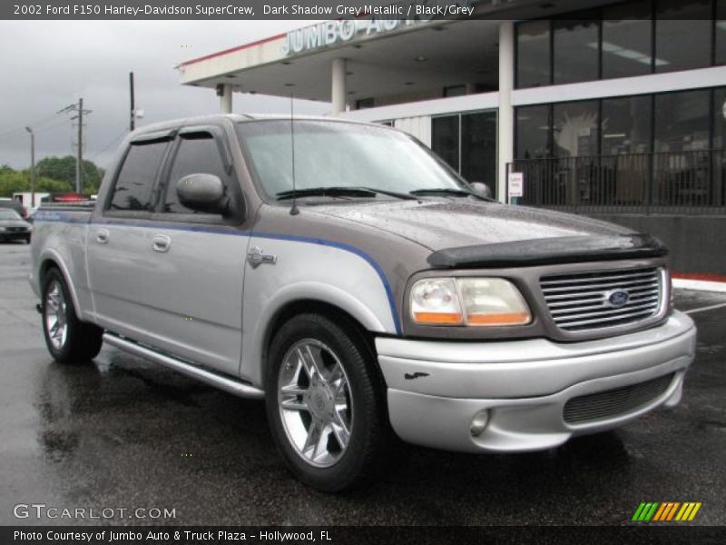 Dark Shadow Grey Metallic / Black/Grey 2002 Ford F150 Harley-Davidson SuperCrew