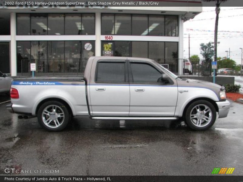 Dark Shadow Grey Metallic / Black/Grey 2002 Ford F150 Harley-Davidson SuperCrew