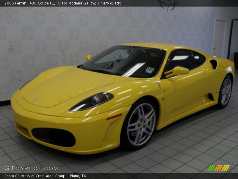 Giallo Modena (Yellow) / Nero (Black) 2006 Ferrari F430 Coupe F1