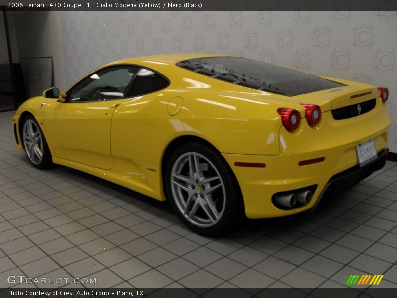 Giallo Modena (Yellow) / Nero (Black) 2006 Ferrari F430 Coupe F1