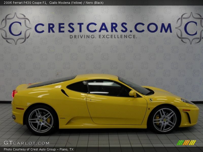 Giallo Modena (Yellow) / Nero (Black) 2006 Ferrari F430 Coupe F1