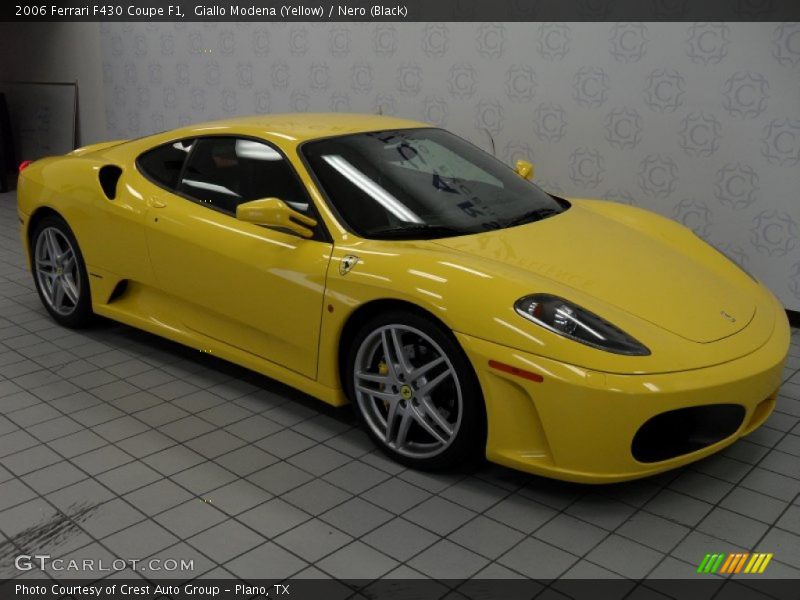 Giallo Modena (Yellow) / Nero (Black) 2006 Ferrari F430 Coupe F1