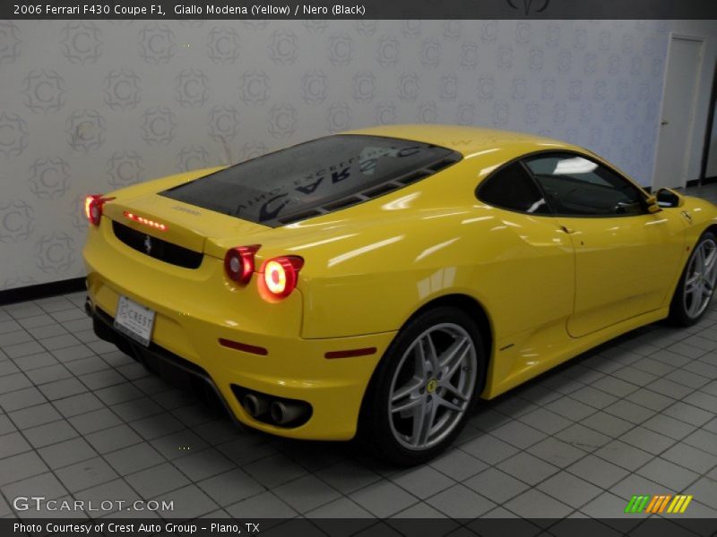 Giallo Modena (Yellow) / Nero (Black) 2006 Ferrari F430 Coupe F1