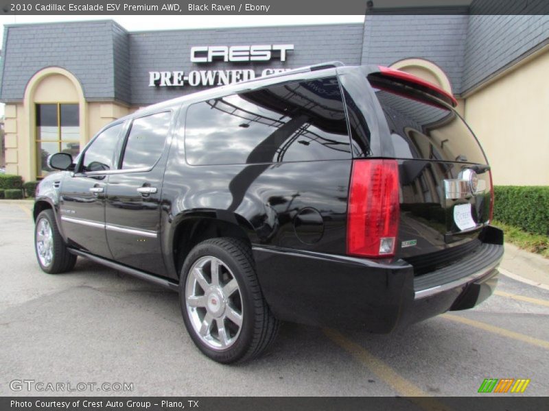 Black Raven / Ebony 2010 Cadillac Escalade ESV Premium AWD