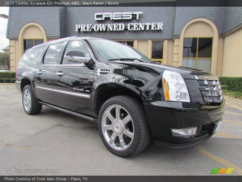 Black Raven / Ebony 2010 Cadillac Escalade ESV Premium AWD