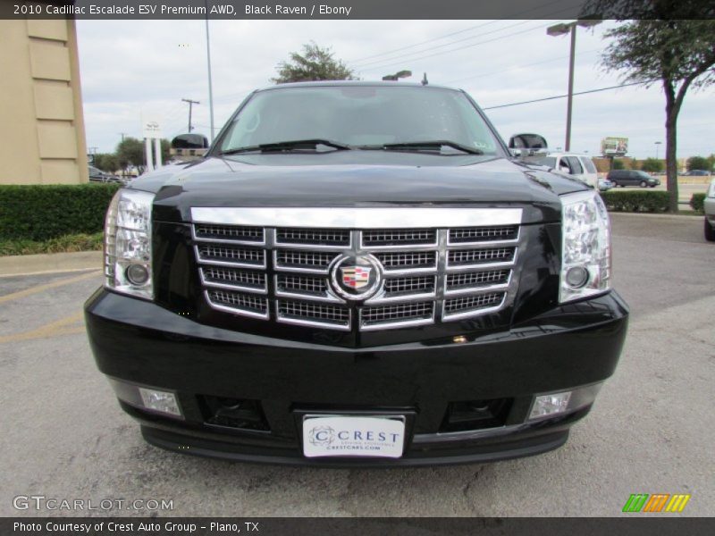 Black Raven / Ebony 2010 Cadillac Escalade ESV Premium AWD