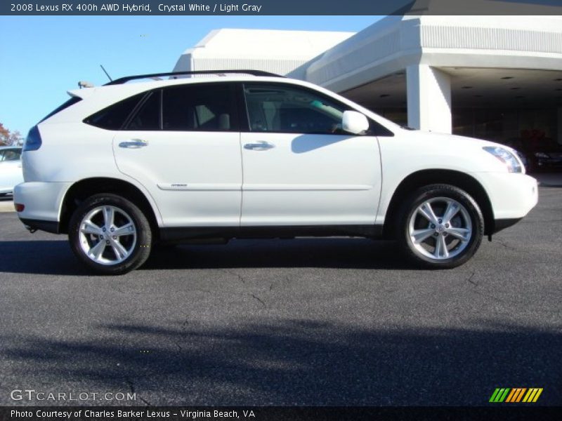 Crystal White / Light Gray 2008 Lexus RX 400h AWD Hybrid