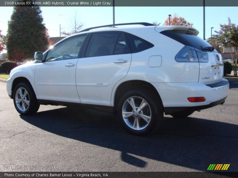 Crystal White / Light Gray 2008 Lexus RX 400h AWD Hybrid